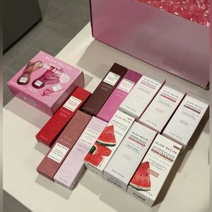 Glow Recipe lip gloss + blushes skincare
